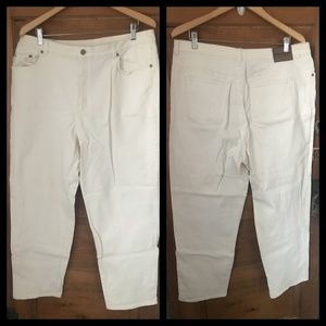Ralph Lauren Lauren Jeans Co white denim Jeans 18W